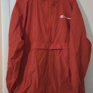 Champion Red Windbreaker Jacket